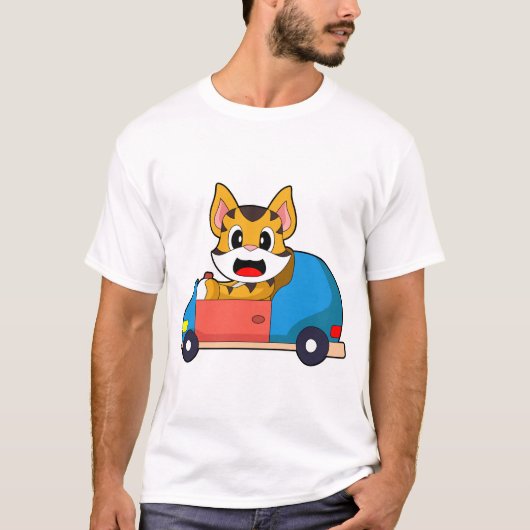 Tiger Car T-shirt (Voorkant)