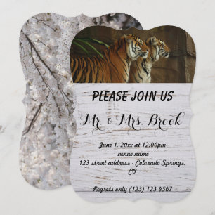 Tiger Cat Animal Stripes Patroon Destiny's Destiny Kaart