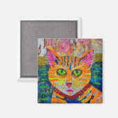 Tiger Cat Magneet (Voorkant / Achterkant)