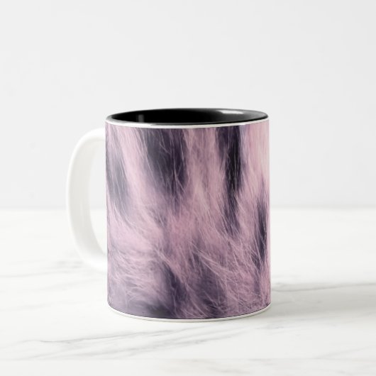 Tiger Cat Pattern tweekleurige Mok (Voorkant links)