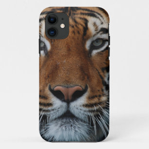 Tiger Cat Stripes Oerwoud Mist Animal iPhone 11 Hoesje