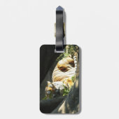 Tiger Catnap Bagagelabel (Achterkant verticaal)
