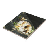 Tiger Catnap Tegeltje (Zijkant)