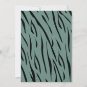 Tiger Chinois Nouvel An 2022 Carte de vacances Rou (Dos)