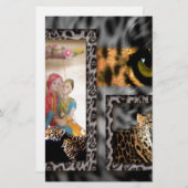 Tiger & Couple Art Print Briefpapier (Voorkant / Achterkant)
