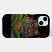 Tiger Crouching in het Oerwoud Case-Mate iPhone Case (Achterkant (horizontaal))