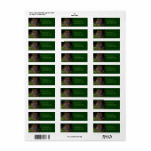Tiger Crouching in het Oerwoud Etiket (Full Sheet)