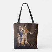 Tiger Cub Walking Tote Bag (Achterkant)