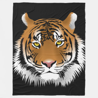 Tiger Custom Fleece Blanket, groot Deken
