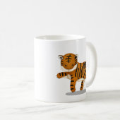 Tiger Cute Astrology Sign. Chinese Zodiac Koffiemok (Voorkant rechts)