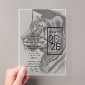 Tiger Design | Cartes d'invitation de remise de di (In situ (ordinateur de poche))