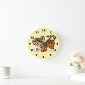 Tiger Design Ronde Klok (Huis)
