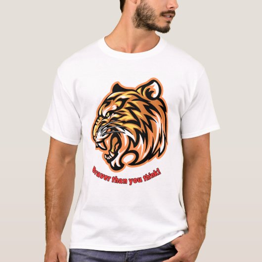 Tiger design t-shirt (Voorkant)