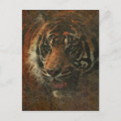 Tiger Digital Art Briefkaart (Voorkant)