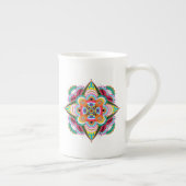 Tiger Dragon Mandala Bone China Mug (Droite)