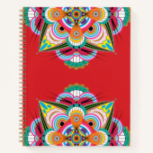 Tiger Dragon Mandala Carnet 8,5x11 (Devant)
