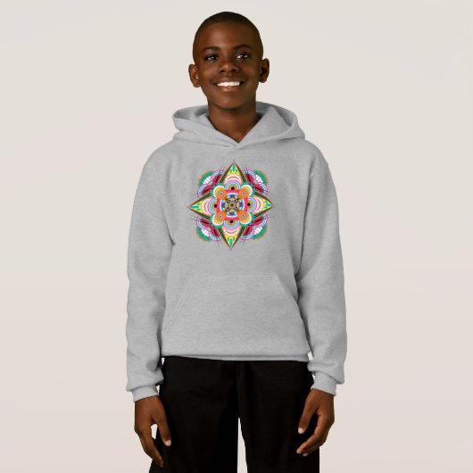Tiger Dragon Mandala Kids Unisex Pullover Sweat -  (Devant entier)