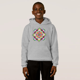 Tiger Dragon Mandala Kinder Unisex Pullover Hoodie