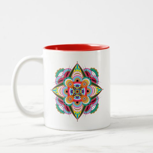Tiger Dragon Mandala Mug (Gauche)