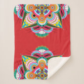 Tiger Dragon Mandala Petite couverture Sherpa (Devant)