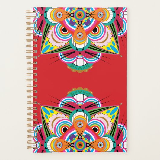 Tiger Dragon Mandala Planner (2 tailles) (Devant)