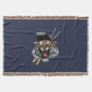Tiger Drummer Deken