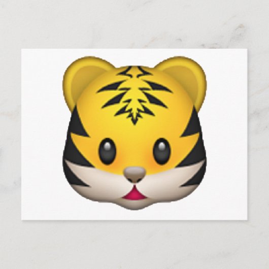 Tiger - Emoji Briefkaart (Voorkant)