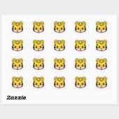 Tiger - Emoji Ronde Sticker (Vel)