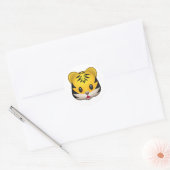 Tiger - Emoji Ronde Sticker (Envelop)