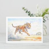 Tiger en action 3 Carte plate (Debout devant)