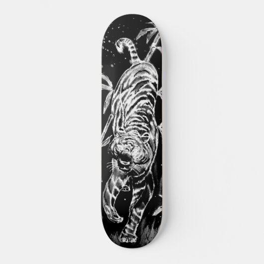 Tiger en Bamboo Skateboard (Voorkant)