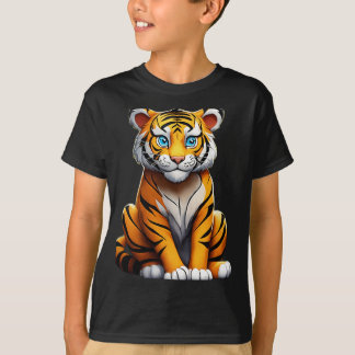 Tiger en superheld Team-Up T-Shirt