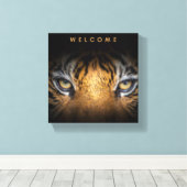 Tiger en toile (Insitu (Plancher de Bois))