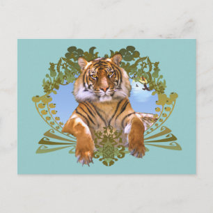 Tiger - Engevaarlijk Species Briefkaart