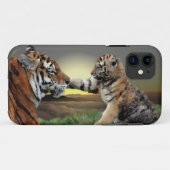 Tiger et Cub iPhone 5 Coque-Mate Coque (Dos (Horizontal))