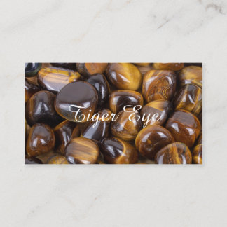 Tiger Eye Crystal Visitekaartjes