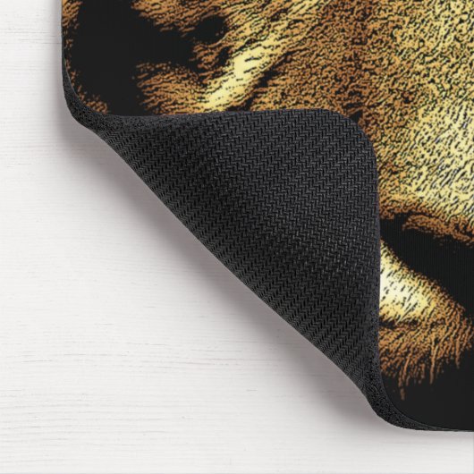 Tiger Eyes Custom Mousepad Muismat (Hoek)
