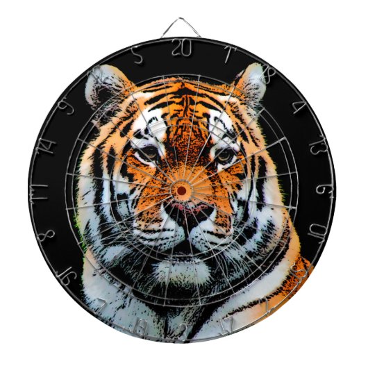 Tiger Eyes Inspirerend Dartbord (Voorkant)