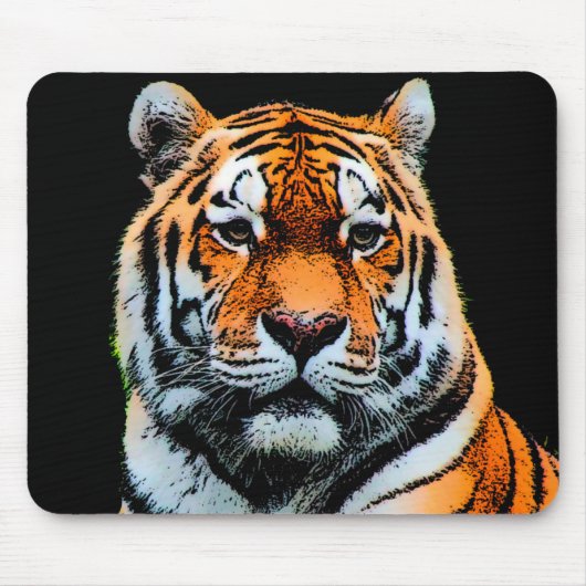 Tiger Eyes Inspirerend Muismat (Voorkant)