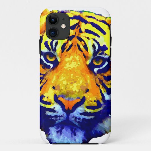 Tiger Eyes Pop Art Case-Mate iPhone Case (Achterkant)