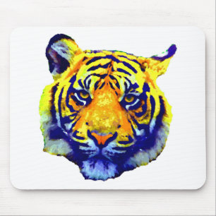Tiger Eyes Pop Art Muismat