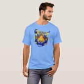 Tiger Eyes Pop Art T-shirt (Voorkant volledig)