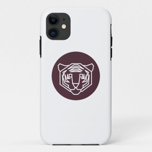 Tiger Face Badge Case-Mate iPhone Case (Achterkant)