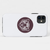 Tiger Face Badge Case-Mate iPhone Case (Achterkant (horizontaal))