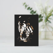 Tiger Face Briefkaart (Staand voorkant)