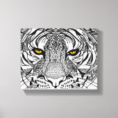 Tiger Face Canvas Afdruk (Voorkant)