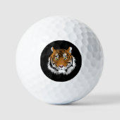 Tiger Face Golf Balls Golfballen (Voorkant)