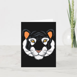 Tiger Face Kostuum Halloween doen alsof ik een Tig Kaart