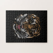 Tiger Face Legpuzzel (Horizontaal)