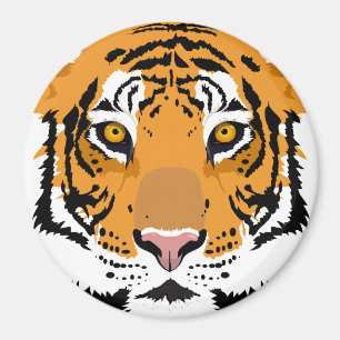 Tiger Face Magneet
